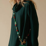 Paola Phone Chain - Green/Red