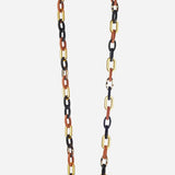 Daisy Phone Chain - Black/Camel
