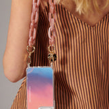 Ambre Phone Chain - Rose