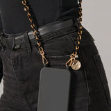 Sona Phone Chain - Black/Gold