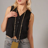 Sona Phone Chain - Khaki/Silver