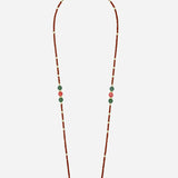 Iris Phone Chain - Brown Pearl