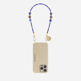 Iris Short Phone Chain - Blue