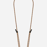 Liam Phone Cord - Brown/Orange