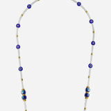 Lyra Phone Chain - White/Blue