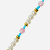 Freida Phone Chain - White/Pink