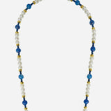 Freida Phone Chain - White/Blue