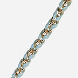 Lou Phone Chain - Sky Blue/Gold
