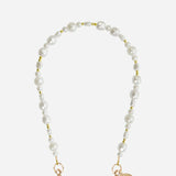 Melia Short Phone Chain - White