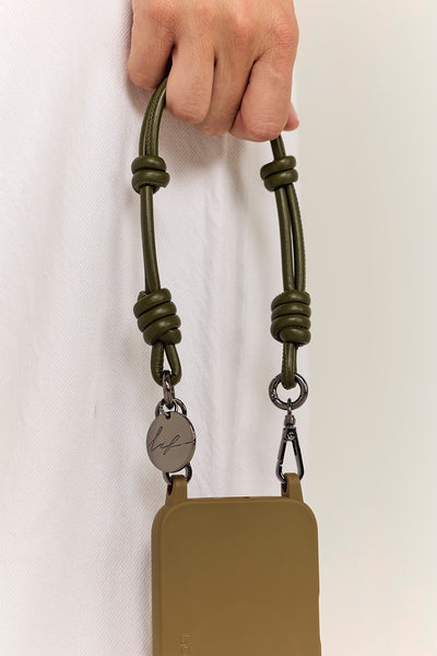 Nolan Short Phone Chain - Khaki
