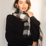 Lennie Scarf - Black/Ivory