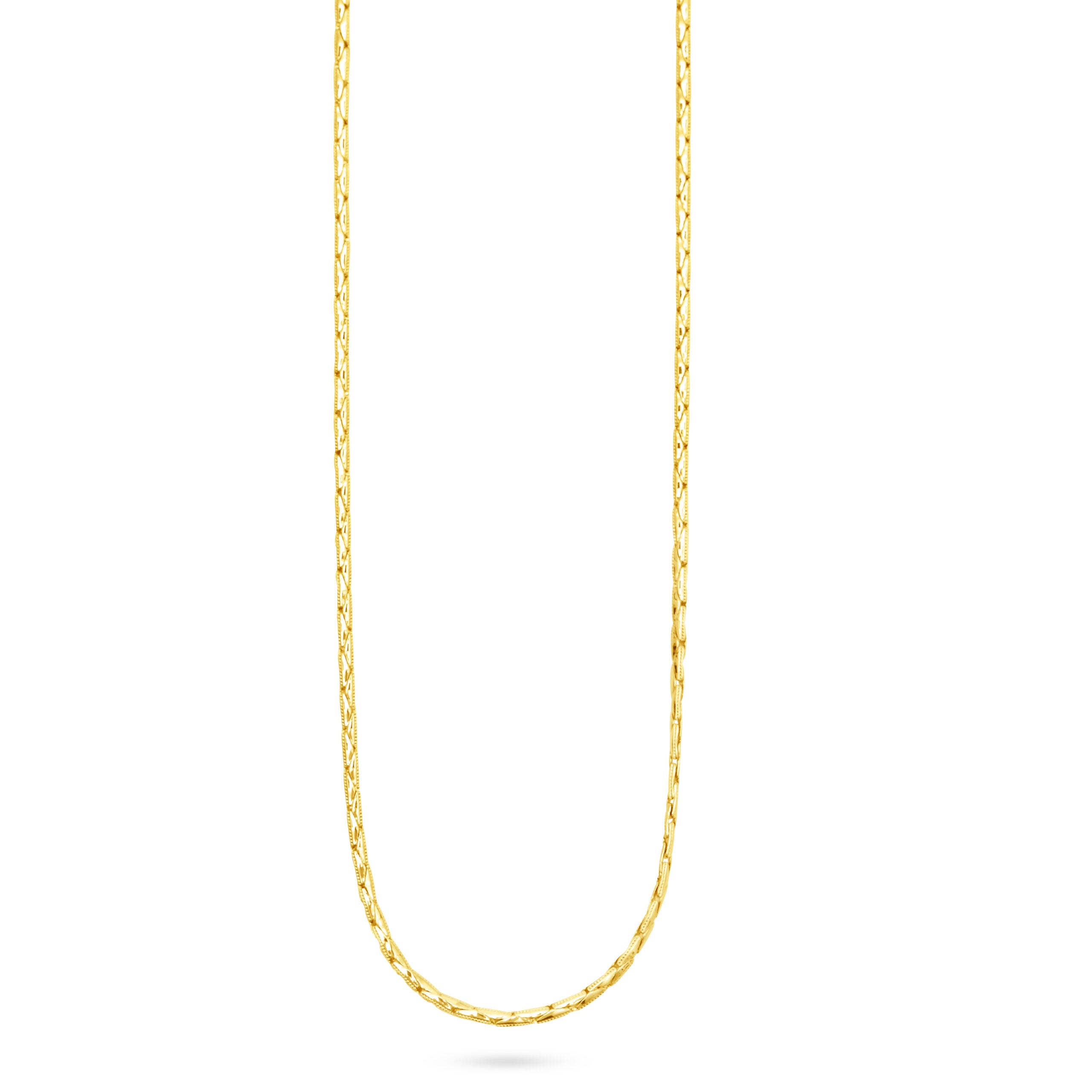 New York Long Necklace - Gold
