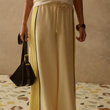 The Lilou Trousers - Canary Stripe