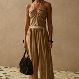 The Makena Top - Tan