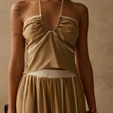 The Makena Top - Tan