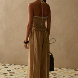 The Makena Top - Tan