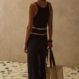 The Cali Knit Top - Caribbean