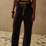 The Stella Knit Trousers - Caribbean