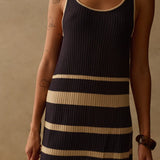 The Evora Knit Dress - Caribbean