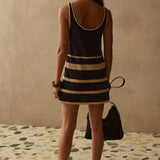 The Evora Knit Dress - Caribbean