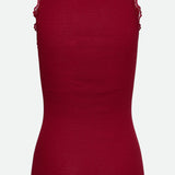 RWBabette U-Neck Lace Top - Karanda Red