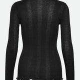 RWBay L/S High Neck T-shirt - Black