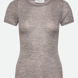 RWSara Capsleeve T-shirt - Light Grey