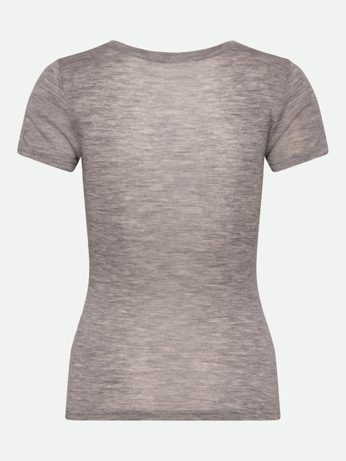 RWSara Capsleeve T-shirt - Light Grey