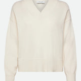 RWLaica Cashmere V-neck Jumper - Ivory