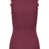 RWBabette U-neck Lace Top - Windsor Wine