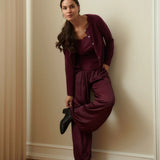 RWBabette U-neck Lace Top - Windsor Wine