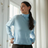 RWLaica Cashmere V-neck Jumper - Clear Sky
