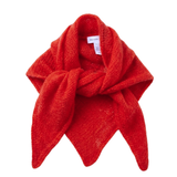 Bazate Triangle Scarf - Red