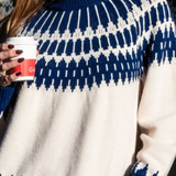 Alpine Jumper - Ivory/Blue