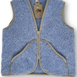 Junior Simple Gilet - Light Blue