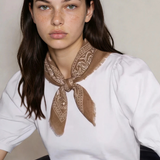 Lightweight Bandana Scarf - Tan