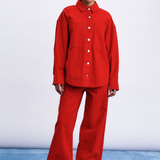 Shiretoko Overshirt - Red