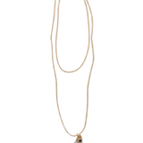 Maridaki Big Fish Necklace - Cream/Mint