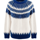 Alpine Jumper - Ivory/Blue