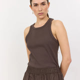 LR Numbia 1 Top - Chocolate