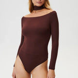 Drunk In Love Bodysuit - Brown