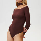 Drunk In Love Bodysuit - Brown