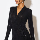 Taylor Jumpsuit - Black Sparkle