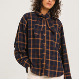 Charlie Drake Scarf Shirt - Blue