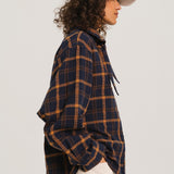 Charlie Drake Scarf Shirt - Blue
