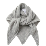 Bazate Triangle Scarf - Light Grey