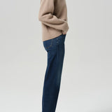 Palma Straight Clean Hem Jean - Moonlight