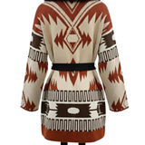 Astrid Cardigan - White/Brown