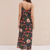 Persephone Slip Nightie - Black