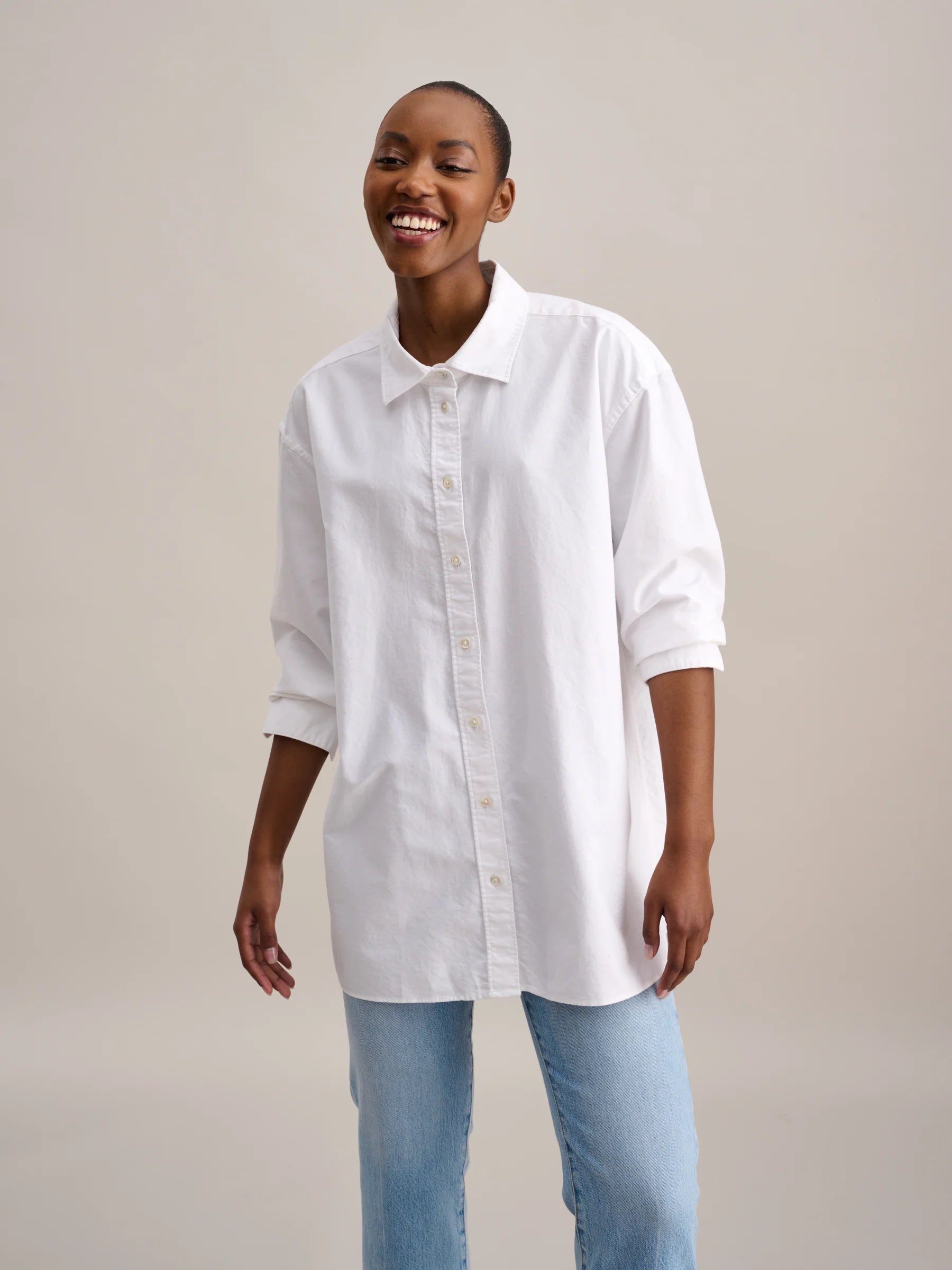 Gold Shirt - White